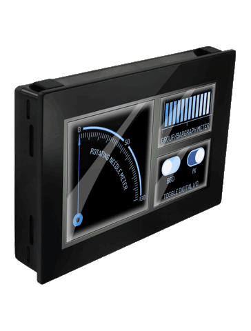 Dwyer SPPM2-43 Graphical user interface panel meter.  | Blackhawk Supply