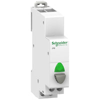 A9E18038 | Acti9 iPB 1NO single push button, grey, indicator light green, 12-48Vac/dc | Square D by Schneider Electric