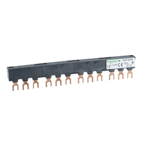 Square D GV2G445 Linergy FT, Comb busbar, 63 A, 4 tap-offs, 45 mm pitch  | Blackhawk Supply