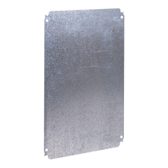 Square D NSYMM44 Plain mounting plate H400xW400mm made of galvanised sheet steel  | Blackhawk Supply
