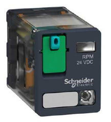 Square D RPM22JD Power Plug-in Relay Zelio RPM, 2 C/O, 12V DC, 15 A, with LED, IP40 Pack of 10 | Blackhawk Supply