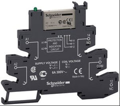 Square D RSL1PVBU Relay + screw connector socket 24 VAC/VDC Pack of 10 | Blackhawk Supply