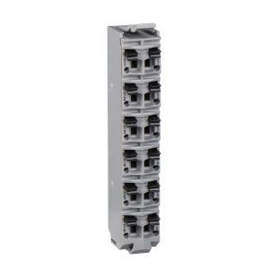 Square D TM5ACTB12PS Modicon TM5, terminal block, 12 contacts, grey, quantity 1  | Blackhawk Supply