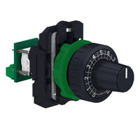 XB5AD912R10K | HEAD DIA 22 + MOUNTING BASE + POTENTIOMETER 10K | Square D by Schneider Electric