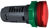 XB5EVB4 | Harmony Monolithic Pilot Light, 22mm, Red, 24V AC/DC 50/60 Hz, NEMA 4X, 13 | Square D by Schneider Electric