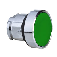 ZB4BH03 | Green flush pushbutton head 22Dia push-push unmarked | Square D by Schneider Electric
