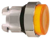 ZB4BH53 | Orange Projecting Illuminated Pushbutton Head, Ø22 push-push for integral LED | Square D by Schneider Electric