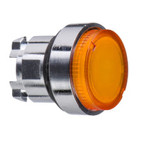 ZB4BW153 | Orange projecting illuminated pushbutton head Dia 22, spring return for integral LED | Square D by Schneider Electric