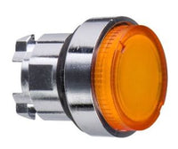ZB4BW15 | Orange projecting illuminated pushbutton head Ø22 spring return for BA9s bulb | Square D by Schneider Electric