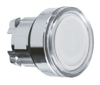 ZB4BW313 | White flush illuminated pushbutton head Dia 22 spring return for integral LED | Square D by Schneider Electric