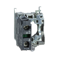 ZB4BZ101 | Single contact block with body/fixing collar, metal, screw clamp terminal, 1 NO | Square D by Schneider Electric