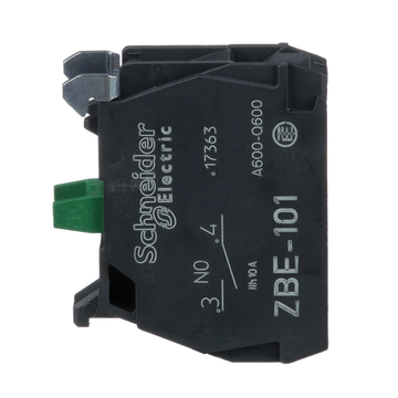 Square D ZBE101 Single contact block for head 22mm 1NO screw clamp terminal  | Blackhawk Supply