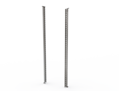 Saginaw STR180K Fixed Upright 19 inch Rack 1800 mm (Qty 2) | 66.14"H x 1.20"W x 3.70"D  | Blackhawk Supply