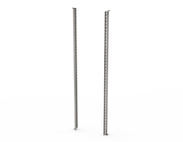 Saginaw STR200K Fixed Upright 19 inch Rack2000 mm (Qty 2) | 74.02"H x 1.20"W x 3.70"D  | Blackhawk Supply