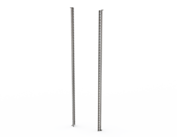 Saginaw STR220K Fixed Upright 19 inch Rack 2200 mm (Qty 2) | 82.28"H x 1.20"W x 3.70"D  | Blackhawk Supply