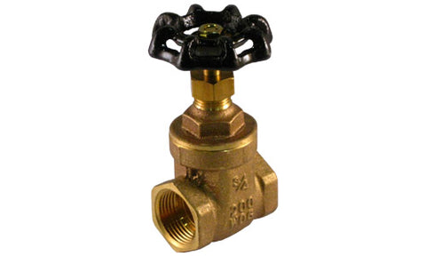 Jomar 103-311 T-301 | 4" | Regular Brass Gate Valve | Non-rising Stem | Threaded Connection | 200 WOG  | Blackhawk Supply