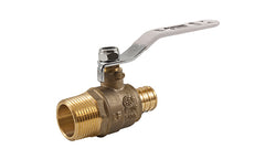 Jomar 113-534MPG T-412G-MIP | 3/4" | 2 Piece | Standard Port | Threaded Male x Crimp Pex (B) Connection | 400 WOG | with T-handle  | Blackhawk Supply