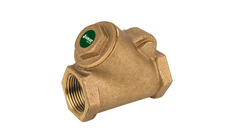 Jomar 105-305G T-511G | 1" | Y-pattern Swing Check Valve | Threaded Connection | 300 WOG | Class 150  | Blackhawk Supply