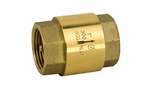 Jomar 105-608G T-521G | 2" | Inline Check Valve | Threaded Connection | 300 WOG | Class 150  | Blackhawk Supply