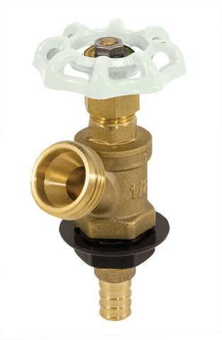 Jomar 201-123G T-624G | 1/2" | Boiler Drain | Crimp Pex (B) Connection | 125 WOG  | Blackhawk Supply