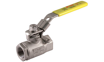 Jomar 100-932 T-SS-2000N | 3/8" | 2 Piece | Standard Port | Threaded Connection | 2000 WOG  | Blackhawk Supply