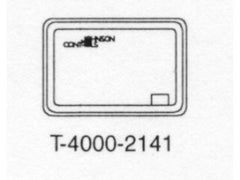 Johnson Controls T-4000-2141 COVER PLAS HRZ 1W NO-T; JCI LOGO SETPOINT WINDOW  | Blackhawk Supply