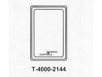 T-4000-2144 | COVER PLAS VERT CONC NO-T; WITH JCI LOGO | Johnson Controls (OBSOLETE)