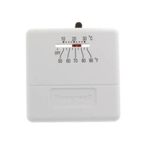 T812A1010 | HEAT ONLY MECHANICAL THERMOSTAT. POSITIVE OFF SWITCH. PREMIER WHITE. | Resideo