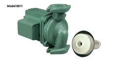 Taco 0011-F5U Circulator Pump | Cast Iron | 1/8 HP | 230V | Single Phase | 3250 RPM | Flanged | 31 GPM | 31ft Max Head | 125 PSI Max Press. | Series 0011  | Blackhawk Supply