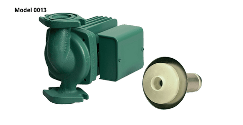 Taco 0013-SF4A Circulator Pump | Stainless Steel | 1/6 HP | 220V 50Hz | Single Phase | 2A | 3250 RPM | Flanged | 34 GPM | 33ft Max Head | 125 PSI Max Press. | Series 0013  | Blackhawk Supply