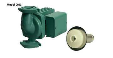 Taco 0013-VSSF3 Circulator Pump (Variable Speed) | Stainless Steel | 1/6 HP | 115V | Single Phase | 2A | 3250 RPM | Flanged | 34 GPM | 33ft Max Head | 125 PSI Max Press. | Series 0013  | Blackhawk Supply