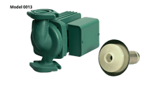 Taco 0013-SF4A-IFC Circulator Pump | Stainless Steel | 1/6 HP | 220V 50Hz | Single Phase | 2A | 3250 RPM | Flanged | 34 GPM | 33ft Max Head | 125 PSI Max Press. | Integral Flow Check | Series 0013  | Blackhawk Supply