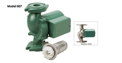 Taco 007-VRSF5 Circulator Pump (Variable Speed) | Stainless Steel | 1/25 HP | 115V | Single Phase | 0.76A | 3250 RPM | Flanged | 23 GPM | 10ft Max Head | 125 PSI Max Press. | Series 007  | Blackhawk Supply