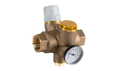 Jomar 180-103G-B-C 1/2" | TB-120G | Thermostatic Balancing Valve, Variable Set Point, 150 CWP, w/Optional Check Valve  | Blackhawk Supply