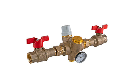 Jomar 180-104MG-B-I 3/4" | TB-120MG | Thermostatic Balancing Valve, Variable Set Point, 150 CWP, w/Dual Isolation  | Blackhawk Supply