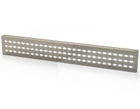 TCK801 | Front/Side Mounting Profile, 3 Lines 800 x 100 mm | 3.94
