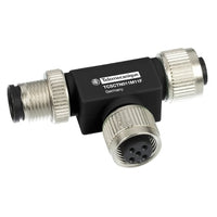 TCSCTN011M11F | Radio frequency identification XG, Network “T” connector, RS485 network or CANopen, M12, 5 pin 1 male/ 2 female | Telemecanique