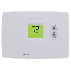 Resideo TH1100DH1004 PRO 1000 HORIZONTAL NON-PROGRAMMABLE DIGITAL THERMOSTATS, BACKLIT DISPLAY, DUAL POWERED (24VAC AND/OR BATTERY). HEAT ONLY.  | Blackhawk Supply