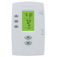 TH2110DV1008 | PRO 2000 VERTICAL PROGRAMMABLE DIGITIAL THERMOSTATS, BACKLIT DISPLAY, DUAL POWERED (24VAC AND/OR BATTERY). 1 HEAT 1 COOL | Resideo