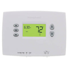 Resideo TH2210DH1000 PRO 2000 HORIZONTAL PROGRAMMABLE DIGITAL THERMOSTATS, BACKLIT DISPLAY, DUAL POWERED (24VAC AND/OR BATTERY). 2 HEAT / 1 COOL HEAT PUMP  | Blackhawk Supply