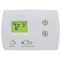 TH3210D1004 | PRO 3000 NON-PROGRAMMABLE DIGITAL THERMOSTATS, BACKLIT DISPLAY, DUAL POWERED (24VAC AND/OR BATTERY). 2 HEAT / 1 COOL HEAT PUMP | Resideo