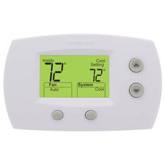 Resideo TH5220D1003 FOCUSPRO 5000 NON-PROGRAMMABLE DIGITAL THERMOSTATS, BACKLIT DISPLAY, DUAL POWERED (24VAC AND/OR BATTERY). UP TO 2H/2C. 3.75 SQ. IN. DISPLAY  | Blackhawk Supply