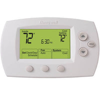 TH6220D1028 | FOCUSPRO 6000 5-1-1 PROGRAMMABLE DIGITAL THERMOSTATS, BACKLIT DISPLAY, DUAL POWERED (24VAC AND/OR BATTERY). UP TO 2H/2C. 5.09 SQ. IN. DISPLAY | Resideo