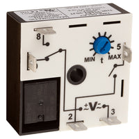 THR-11662-FJT | ON Delay (switch trigger) | 240V AC | 10A SPDT | Fixed (add product to cart to specify time) | Encapsulated | Analog | Control Voltage connected at Relay Common | Macromatic