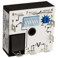 THR-3816U | Timer | Multi-function | multi-time range | 12-125VDC 24-240AC | 10 amp SPDT | Macromatic