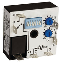 THR-3856U | Timer | Multi-function | multi-time range | 12-125VDC 24-240AC | 10 amp SPDT | Macromatic