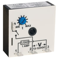 THS-1134D-35T | Timer | Watchdog | 12-125VDC | 1 amp SPNO | 1 - 100 hours | trigger tied to common Pack of 2 | Macromatic