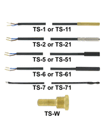 TS-7 | NTC Sensor | No Sheath | PVC Cable | 5 ft (1.5 m) length. | Dwyer