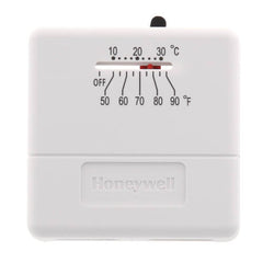 Resideo TS812A1007 HEAT ONLY MECHANICAL THERMSOTAT. POSITIVE OFF. PREMIER WHITE. FOR 750MV SYSTEMS.  | Blackhawk Supply