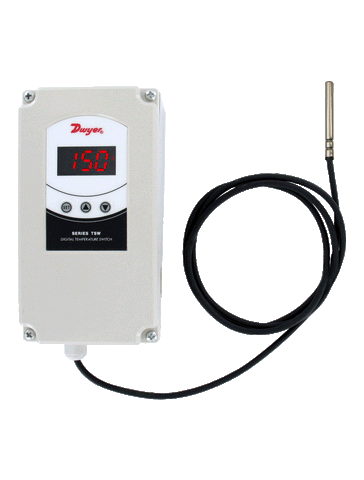 Dwyer TSW-260-NP Weatherproof digital temperature switch | dual stage | 12-24 VAC/VDC supply voltage | no temp sensor  | Blackhawk Supply